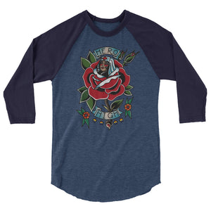 HERO Rose 3/4 sleeve raglan shirt