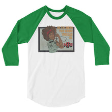 Load image into Gallery viewer, Be The HERO 3/4 sleeve raglan shirt