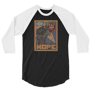 HERO Values HOPE 3/4 sleeve raglan shirt